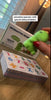 Tapping the stickers around the house and hearing each object named aloud